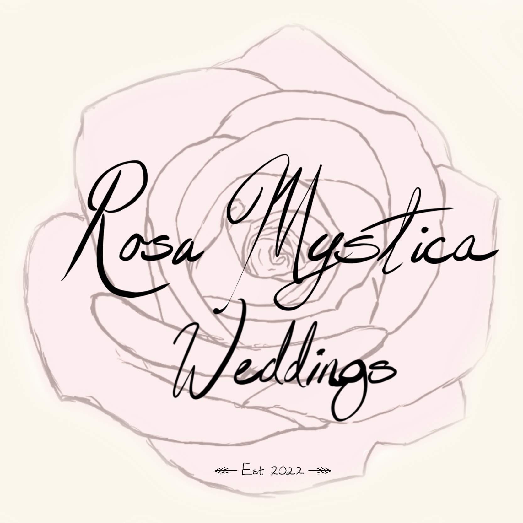 Rosa Mystica Weddings Logo